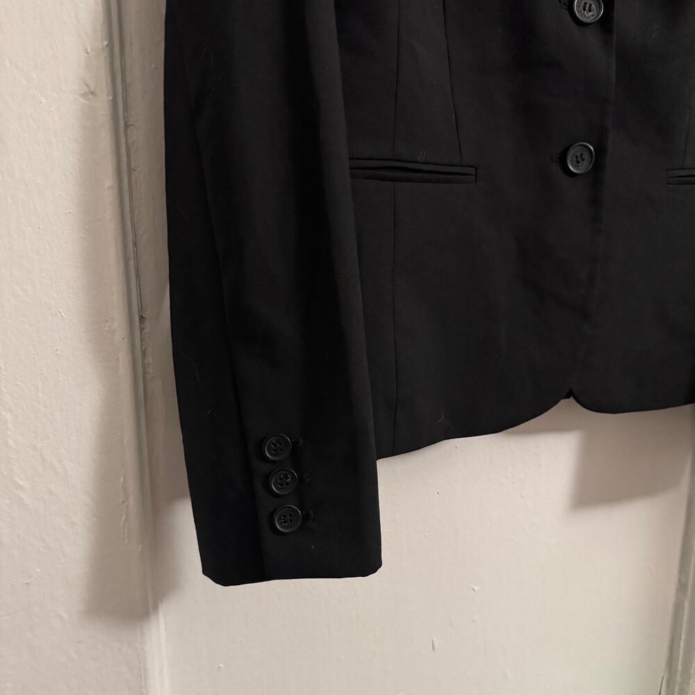 Karl Lagerfeld Black Blazer Elevated Basic Minima… - image 3